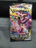 Factory Sealed Pokemon Sword & Shield REBEL CLASH 10 Card Booster Pack