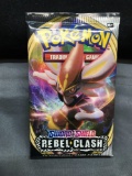 Factory Sealed Pokemon Sword & Shield REBEL CLASH 10 Card Booster Pack