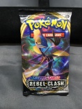 Factory Sealed Pokemon Sword & Shield REBEL CLASH 10 Card Booster Pack