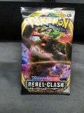 Factory Sealed Pokemon Sword & Shield REBEL CLASH 10 Card Booster Pack