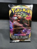 Factory Sealed Pokemon Sword & Shield REBEL CLASH 10 Card Booster Pack