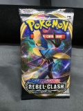 Factory Sealed Pokemon Sword & Shield REBEL CLASH 10 Card Booster Pack