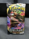 Factory Sealed Pokemon Sword & Shield REBEL CLASH 10 Card Booster Pack