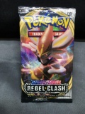 Factory Sealed Pokemon Sword & Shield REBEL CLASH 10 Card Booster Pack