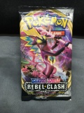Factory Sealed Pokemon Sword & Shield REBEL CLASH 10 Card Booster Pack