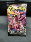 Factory Sealed Pokemon Sword & Shield REBEL CLASH 10 Card Booster Pack