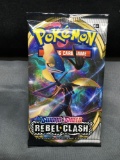 Factory Sealed Pokemon Sword & Shield REBEL CLASH 10 Card Booster Pack