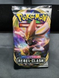 Factory Sealed Pokemon Sword & Shield REBEL CLASH 10 Card Booster Pack
