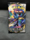 Factory Sealed Pokemon Sword & Shield REBEL CLASH 10 Card Booster Pack