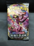 Factory Sealed Pokemon Sword & Shield REBEL CLASH 10 Card Booster Pack