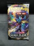 Factory Sealed Pokemon Sword & Shield REBEL CLASH 10 Card Booster Pack