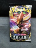 Factory Sealed Pokemon Sword & Shield REBEL CLASH 10 Card Booster Pack