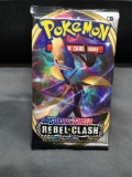 Factory Sealed Pokemon Sword & Shield REBEL CLASH 10 Card Booster Pack