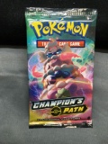 Factory Sealed Pokemon Champion's Path 10 Card Booster Pack