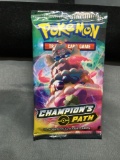 Factory Sealed Pokemon Champion's Path 10 Card Booster Pack