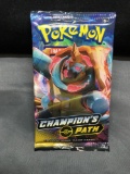 Factory Sealed Pokemon Champion's Path 10 Card Booster Pack