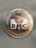 1 Troy Ounce .999 Fine Silver Republic Metals Corp Silver Bullion Round Coin