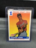 1991 Score #671 CHIPPER JONES Braves ROOKIE Baseball Card