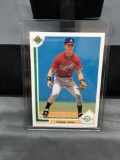 1991 Upper Deck #55 CHIPPER JONES Braves ROOKIE Baseball Card