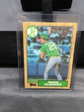 1987 Topps #366 MARK MCGWIRE A's Cardinals ROOKIE Baseball Card