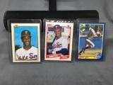 3 Card Lot of SAMMY SOSA Chicago Cubs ROOKIE Baseball Cards