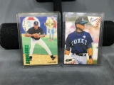 2 Card Lot of ALEX RODRIGUEZ Minor League ROOKIE Baseball Cards