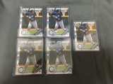 5 Card Lot of JULIO RODRIGUEZ Seattle Mariners ROOKIE Baseball Cards