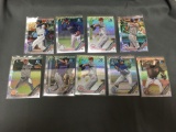 9 Card Lot of Bowman Chrome Baseball Prospect REFRACTOR ROOKIE Cards from Massive Collection