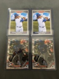 4 Card Lot of 2019 VLADIMIR GUERRERO JR. Blue Jays ROOKIE Baseball Cards