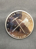 1 Troy Ounce .999 Fine Silver American Coin & Vault Silver Bullion Round Coin
