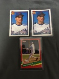 3 Card Lot of 1991 IVAN RODRIGUEZ Rangers ROOKIE Baseball Cards
