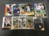 13 Card Lot of DEREK JETER New York Yankees Baseball Cards with Rookies