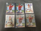 6 Card Lot of SHOHEI OHTANI Anaheim Angels ROOKIE Baseball Cards