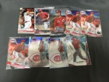9 Card Lot if NICK SENZEL Cincinnati Reds ROOKIE Baseball Cards