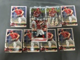 9 Card Lot if NICK SENZEL Cincinnati Reds ROOKIE Baseball Cards