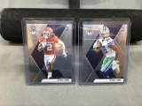 2 Card Lot of 2020 Panini Mosaic CEEDEE LAMB Cowboys ROOKIE Football Cards