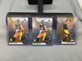 3 Card Lot of 2020 Panini Mosaic CHASE CLAYPOOL Steelers ROOKIE Football Cards