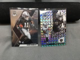 2 Card Lot of 2020 Panini Mosaic HENRY RUGGS III ROOKIE Football Cards from Collection