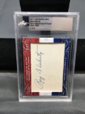 Slabbed 2017 Leaf Sports Icons RAY FLAHERTY Pro Football Hall of Famer Cut Signature