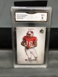 GMA Graded 2012 SP Authentic #87 RUSSELL WILSON Seahawks ROOKIE Football Card - MINT 9