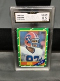 GMA Graded 1986 Topps #388 ANDRE REED Bills ROOKIE Football Card - NM-MT+ 8.5