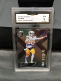 GMA Graded 2018 Elite Draft SP Variation JOSH ALLEN Bills ROOKIE Football Card - MINT 9