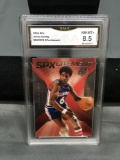 GMA Graded 2006-07 SPx Spxcitement JULIUS ERVING 76ers Basketball Card - NM-MT+ 8.5