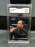 GMA Graded 2009 Topps UFC Round 1 #94 JOE ROGAN Ultimate Fighting Trading Card - NM-MT+ 8.5