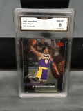 GMA Graded 1999-00 Upper Deck Jamboree KOBE BRYANT Lakers Basketball Card - NM-MT 8