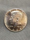 1965 United States Kennedy Silver Half Dollar - 40% Silver Coin - Uncirculated from Estate