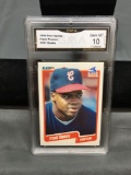 GMA Graded 1990 Fleer Update #U87 FRANK THOMAS White Sox ROOKIE Baseball Card - GEM MINT 10