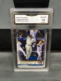 GMA Graded 2019 Topps Update #US62 VLADIMIR GUERRERO JR. Blue Jays ROOKIE Baseball Card - GEM MINT