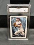GMA Graded 2014 Bowman #55 DEREK CARR Raiders ROOKIE Football Card - GEM MINT 10