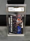 GMA Graded 2019-20 Donruss Optic Dominators LUKA DONCIC Mavs Basketball Card - GEM MINT 10